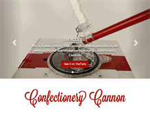 Tablet Screenshot of confectionerycannon.com